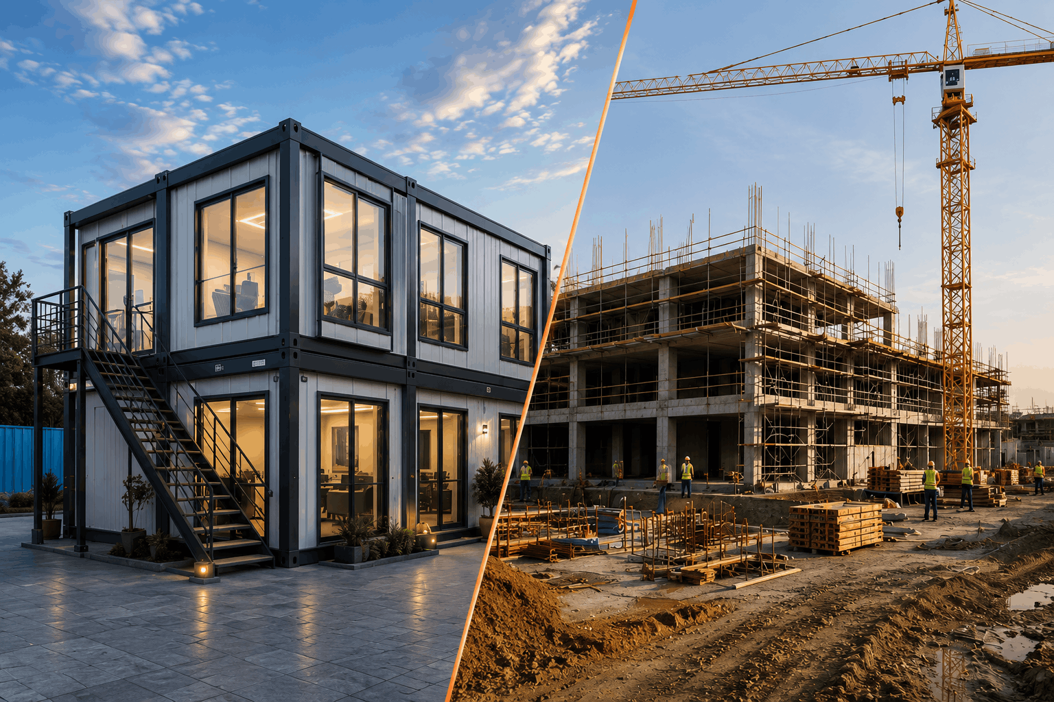 Comparatif modulaire vs traditionnel
